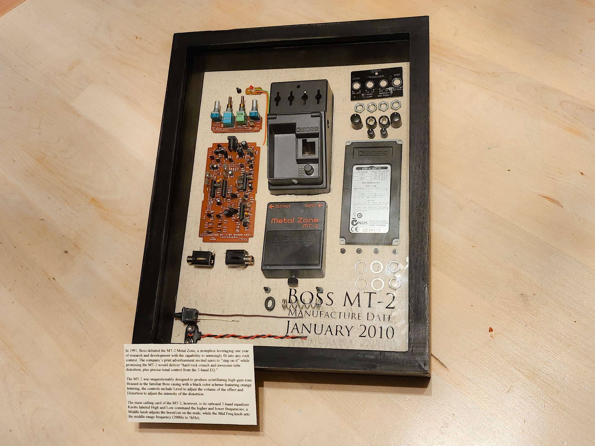 Exploded Boss MT-2 – gear ant